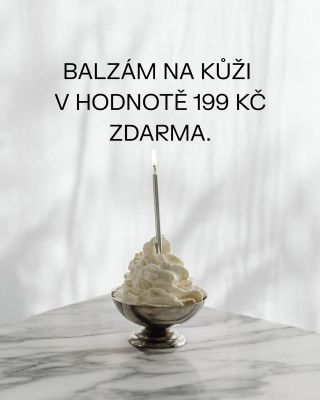 🎉 Slavíme! A dárky jsou tentokrát pro Vás! Ke každé objednávce až do 9. 11. přidávám balzám na kůži zdarma. ✨